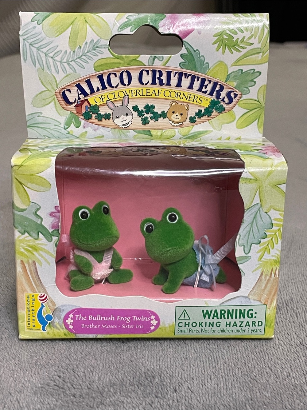 Calico Critters Bullrush Frog Twins Plush Set